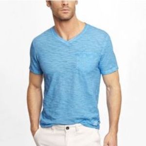 Express M V-Neck Tee 100% Cotton