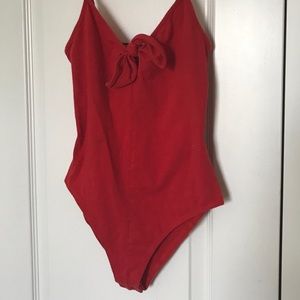 Forever 21 red body suit