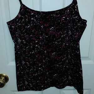 Ann Taylor Loft Printed Cami (Size Large)