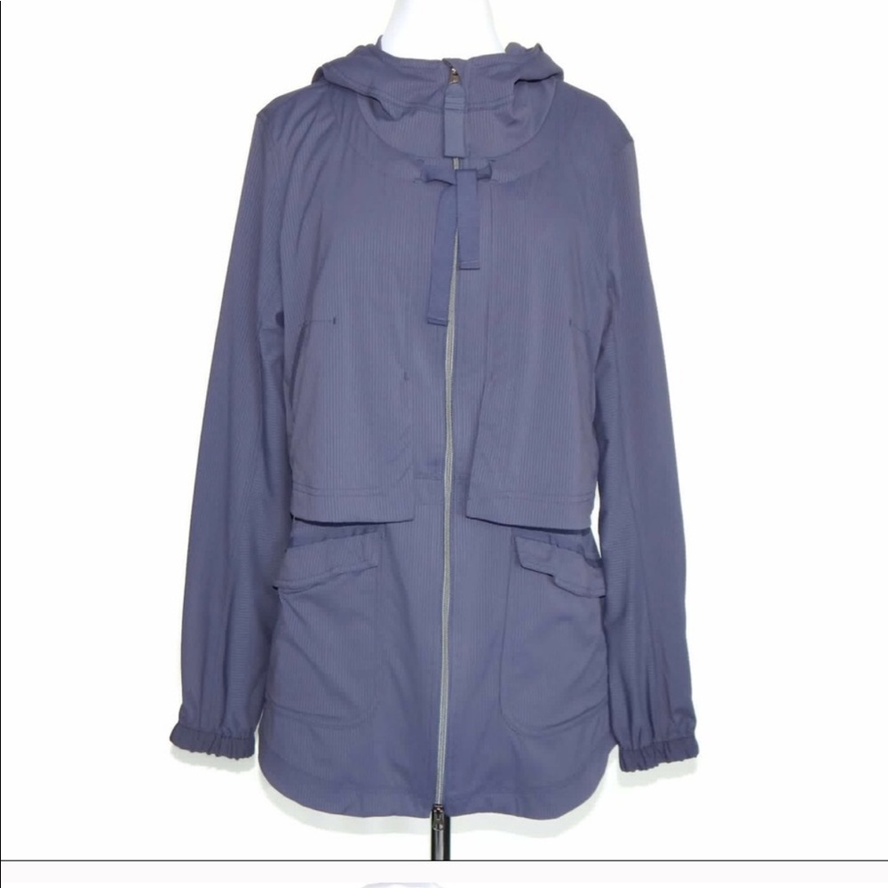 RARE lululemon Navy Yogi Anorak Jacket rain jacket