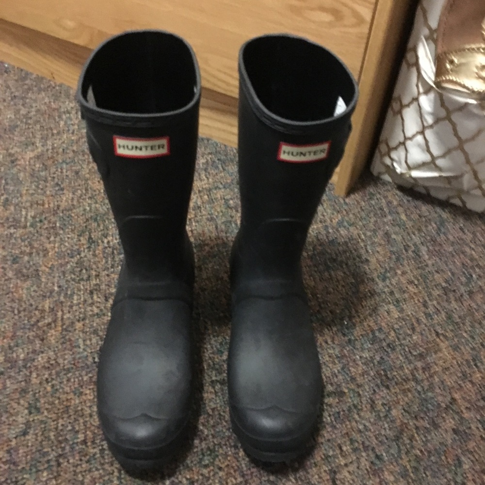 Size 11 Short Matte Hunter Rain Boots