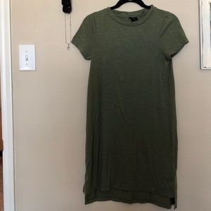 Olive T-Shirt Dress