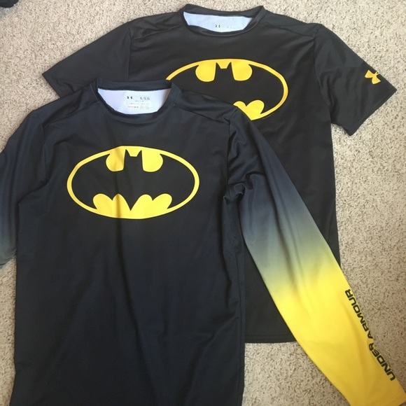 Under Armour | Shirts | Batman Bundle Mens Under Armour Heat Gear | Poshmark