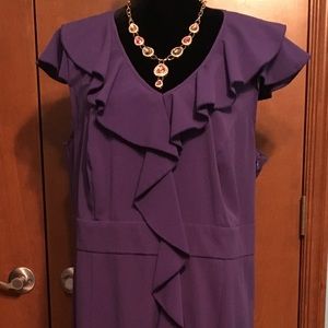 Spense purple ruffle dress!