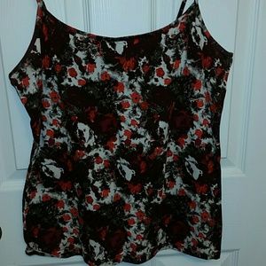 Ann Taylor Loft Printed Cami (Size Large)