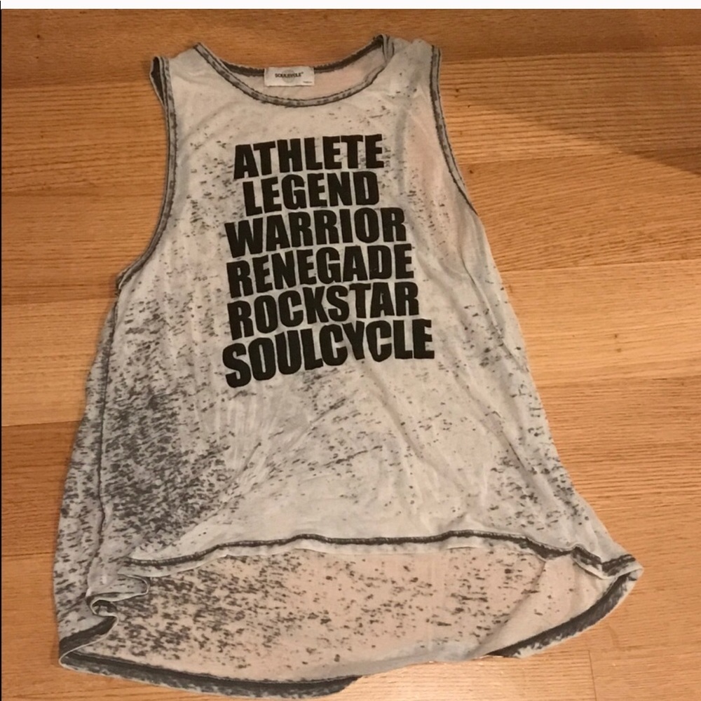 SoulCycle Grey Mantra Tank
