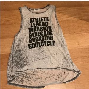SoulCycle Grey Mantra Tank