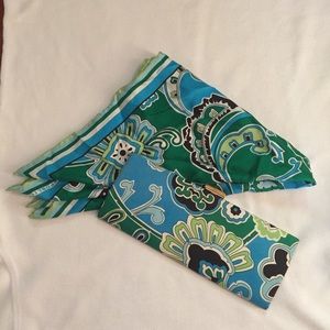 Banana Republic clutch with matching scarf