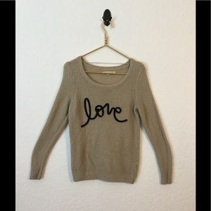 Lauren Conrad Love Shimmery Sweater