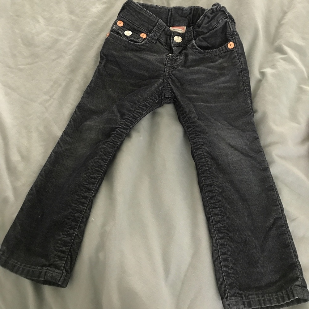 Black/blue jeans