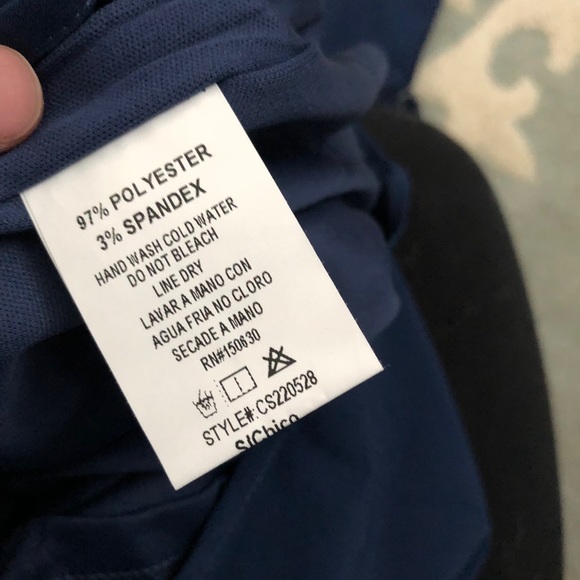 Blair Navy Blue Bow Romper - Picture 6 of 6