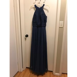 Allure Bridal Navy Bridesmaid Dress Size 8