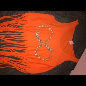 tank top fringe bottom