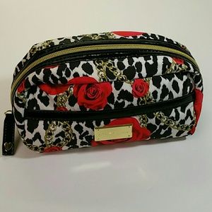 Betsey Johnson Floral Cosmetic Bag