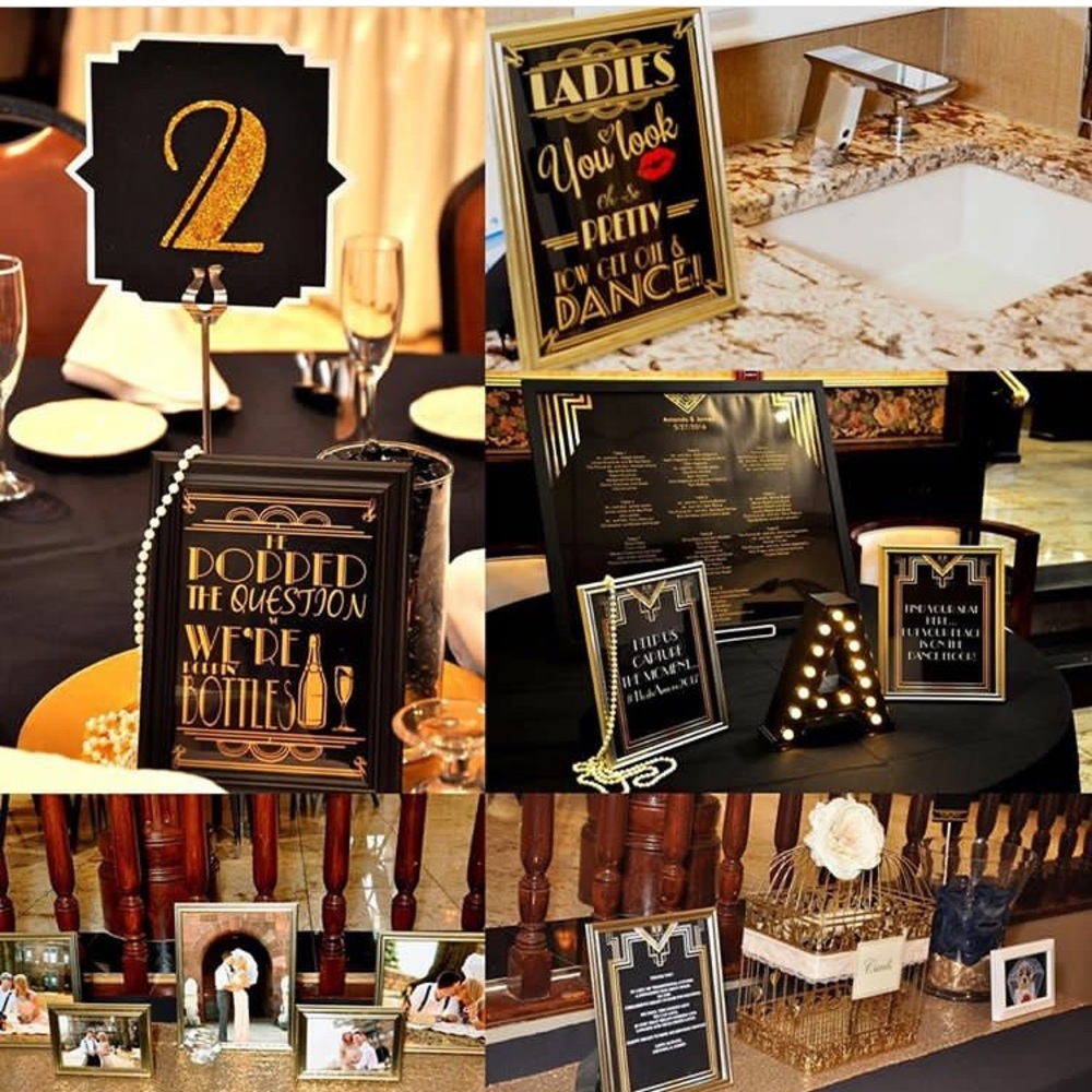 Great Gatsby party set