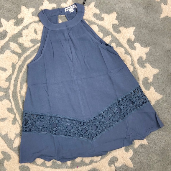 Magnolia Light Blue Eyelet Blouse - Picture 2 of 4