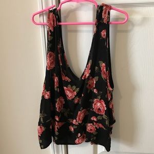 Floral crop top
