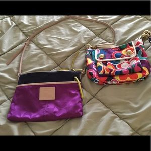 2 Coach Poppy Purses. Like NEW sold separately