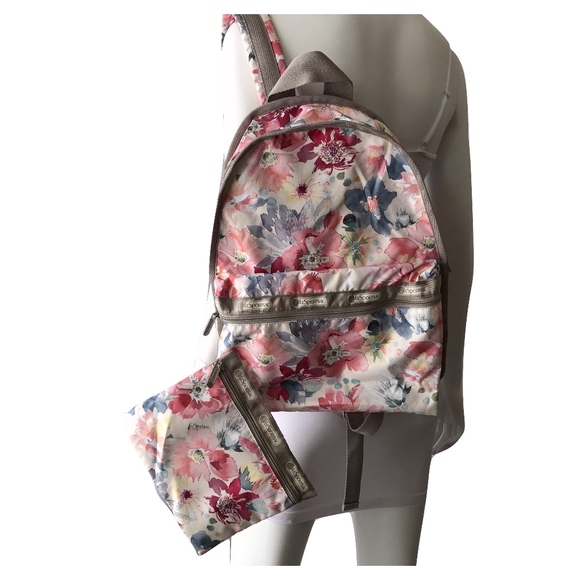 Lesportsac Handbags - LeSportSac Waterlily Garden Backpack