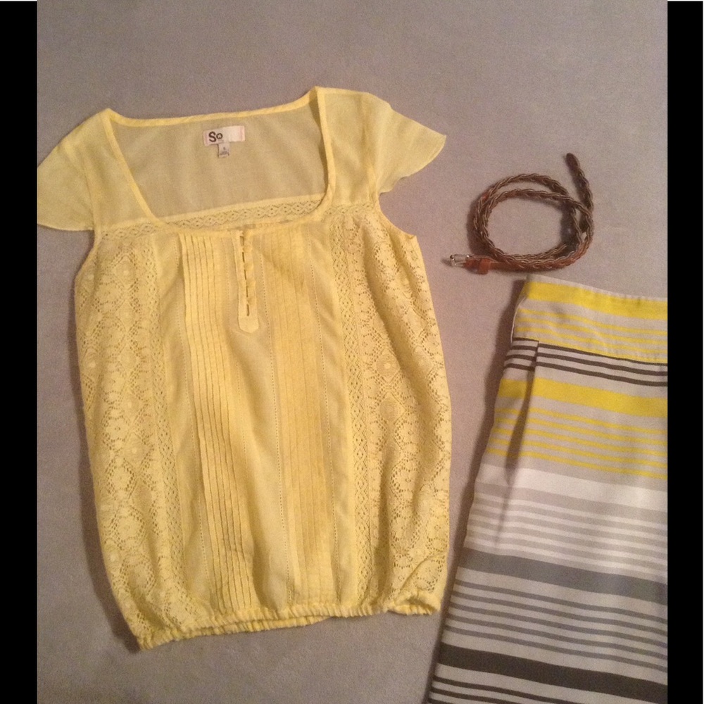 Cheery yellow top!