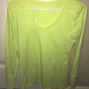 Yellow long sleeve