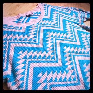 NWOT Aztec print sweater