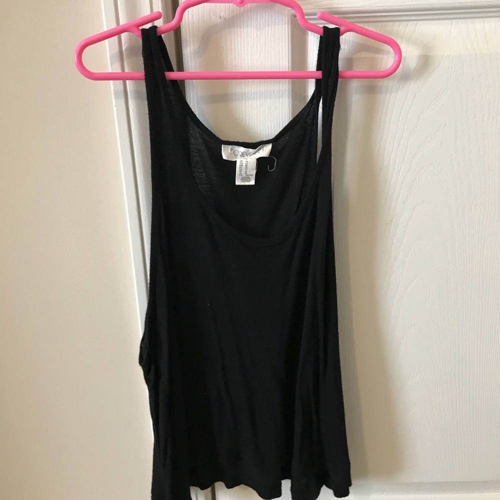 Black crop top