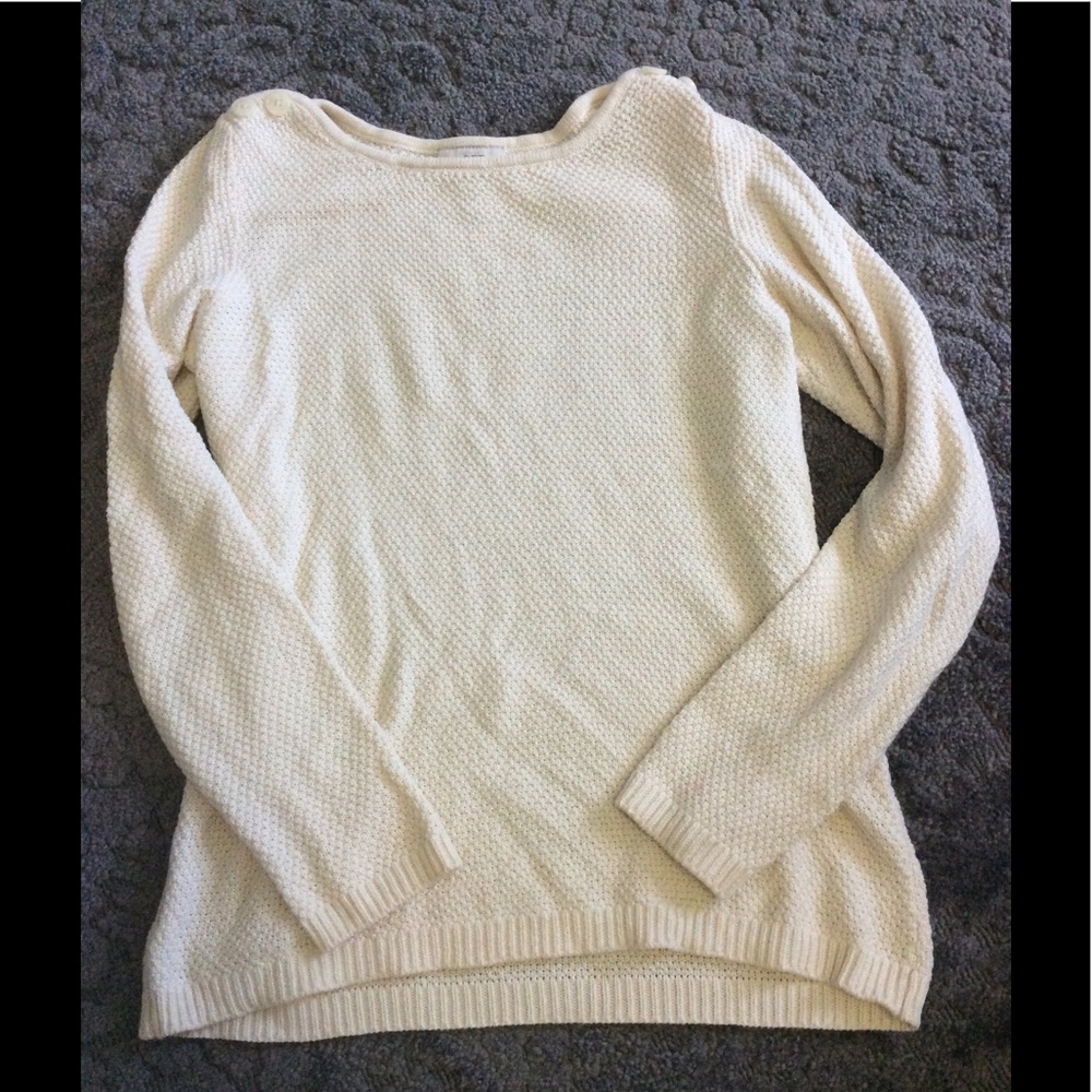 White Loft Sweater Medium