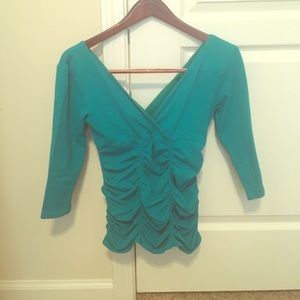 Last Tango Quarter-Sleeve V-Neck Top