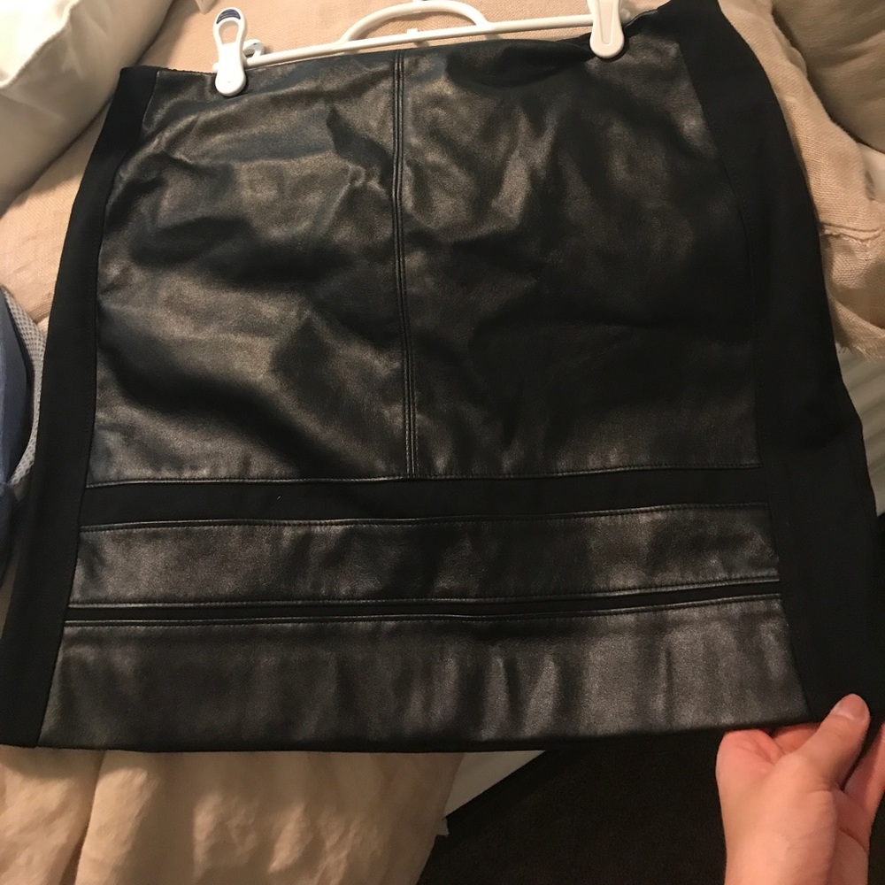 Leather skirt