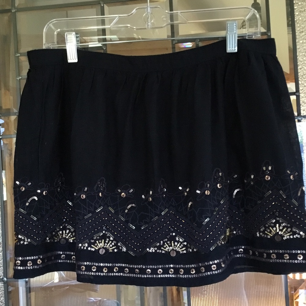 NWOT ABERCROMBIE & FITCH GORGEOUS BEADED SKIRT