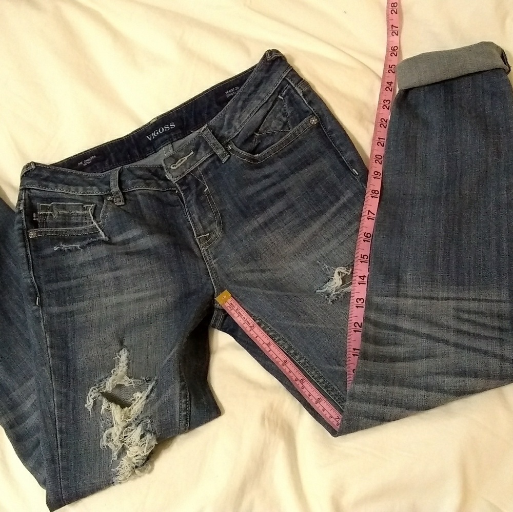 Vigoss Cropped Chelsea skinny jeans - size 26
