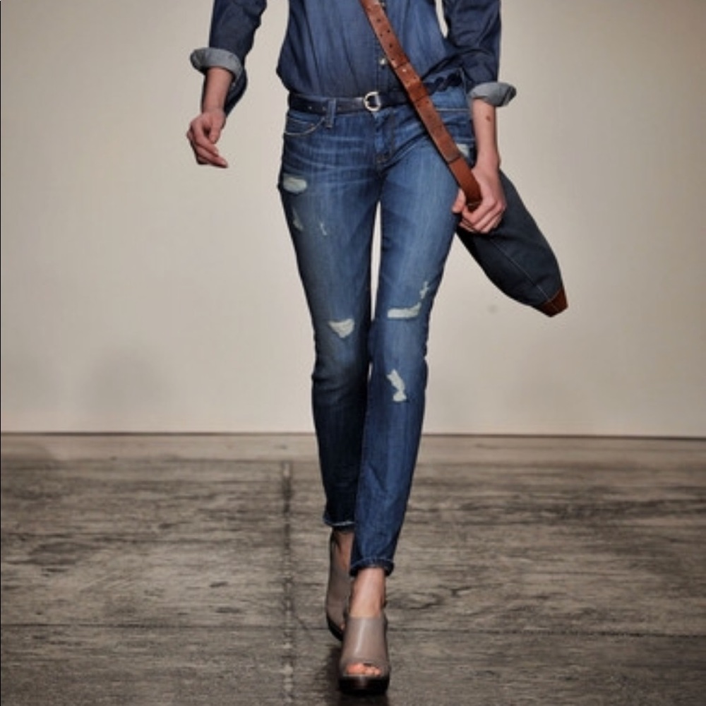 Banana Republic distressed jeans