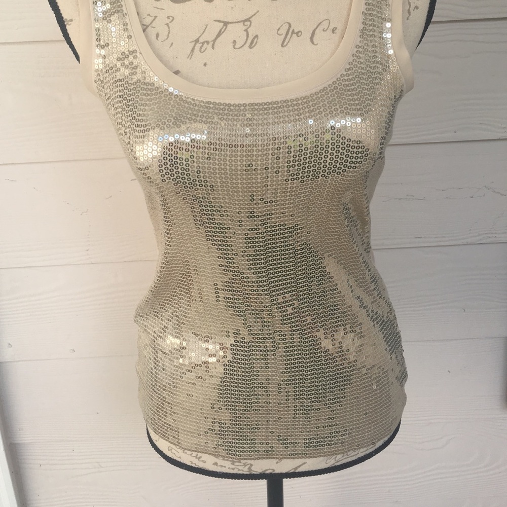 White House Black Market Sequin Tank