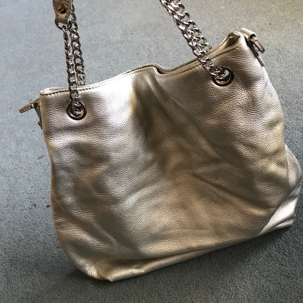 Silver Michael Kors handbag
