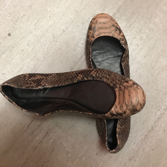 Guissepe Zanoti snakeskin flats - Picture 2 of 6