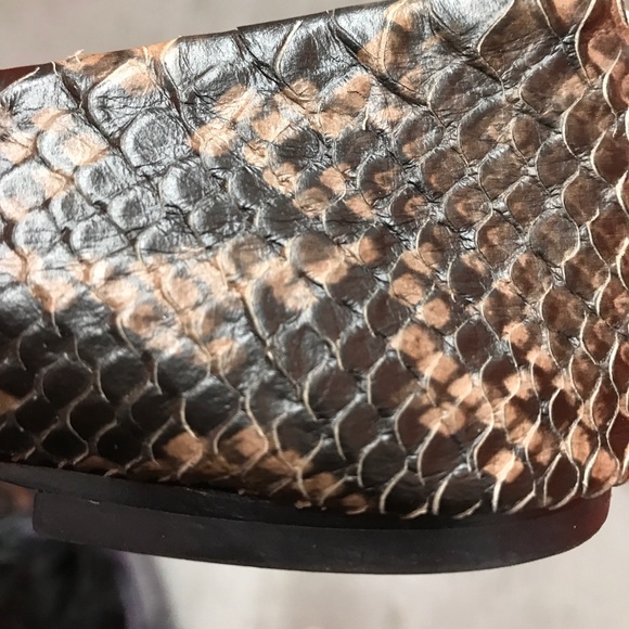 Guissepe Zanoti snakeskin flats - Picture 6 of 6