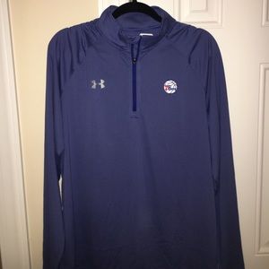 76ers Under Armour quarter zip