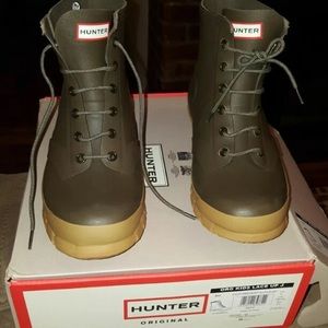 Hunter Lace up boots