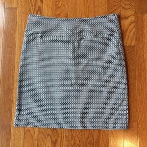 Margaret M patterned pencil skirt