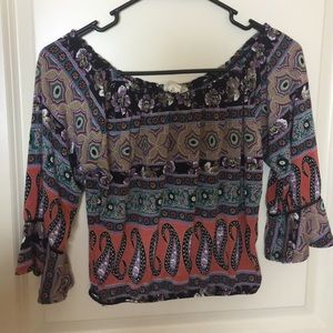 LA hearts blouse