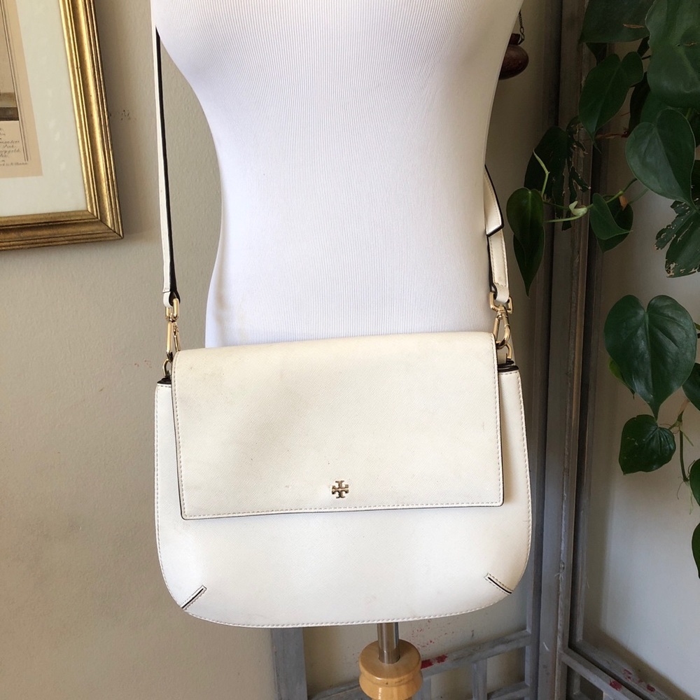 Tory Burch white crossbody