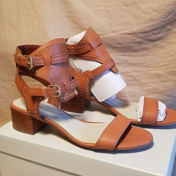 1. State Shoes - 1 State 1S rylen tan vachetta heels sandals 8M