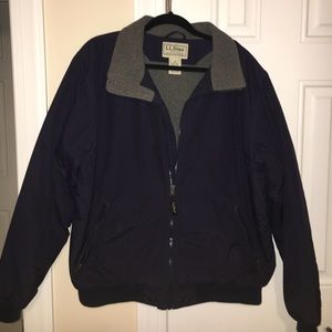 L.L. Bean heavy zip up jacket