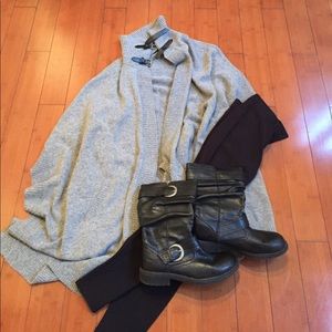 Edgy Black Moto Boots