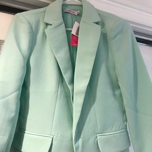 NWT size small JUST FAB BLAZER CLASP FRONT