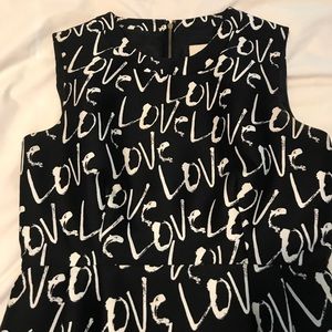 EUC Kate Spade "Love" dress size 2