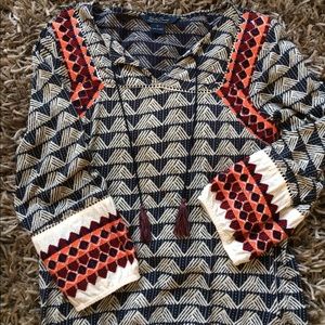 Women's Lucky Brand tribal print shirt. Size S.