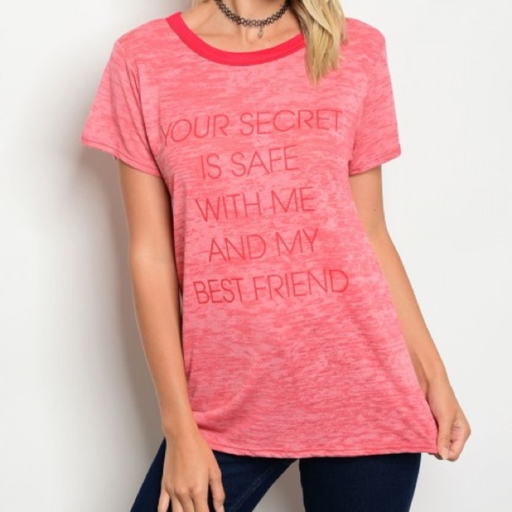 Your Secret Is Safe With Me Basic Tee Shirt