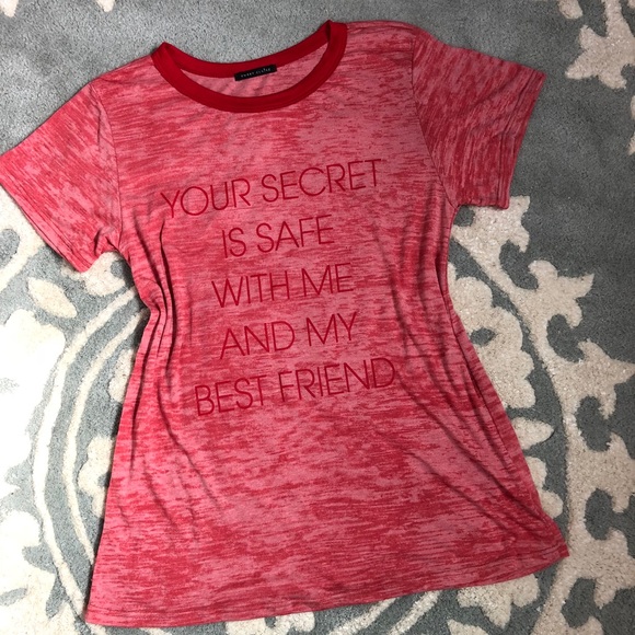 Your Secret Is Safe With Me Basic Tee Shirt - Picture 2 of 4